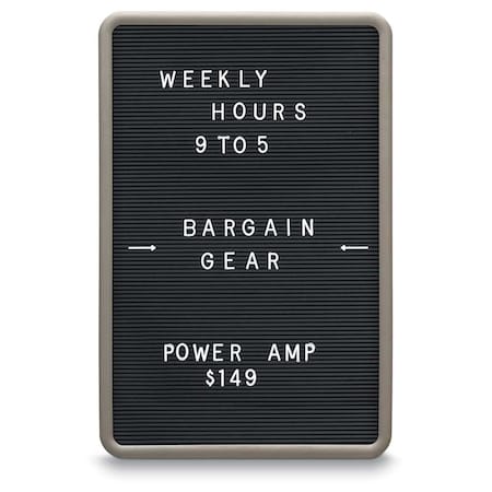 United Visual Products Corkboard, Single Door, Radius Frame, 36x36", Black/Black Rubber UV7002-BLACK-RUBBER